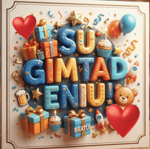 Su gimtadieniu, brangus broli!