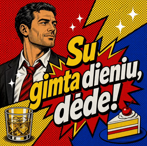 Su gimtadieniu dėdei