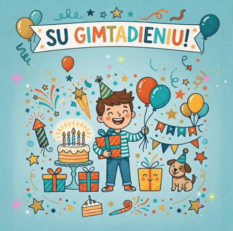 Su gimtadieniu, mielas broli!