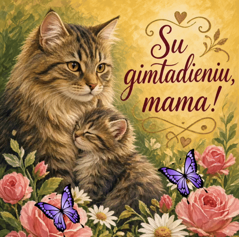 Gimtadienio atvirukai Mamai