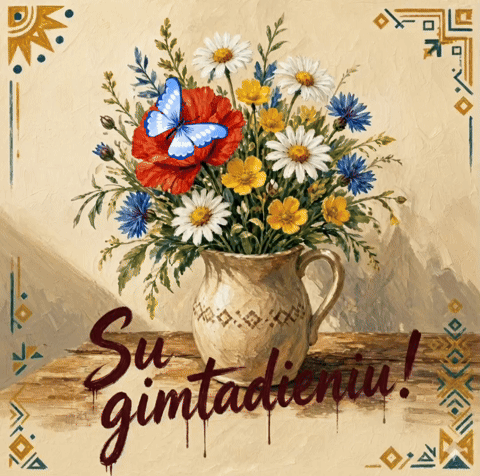 Gimtadienio atvirukai žmonai