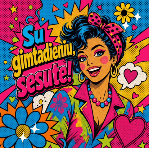 Su gimtadieniu seseriai