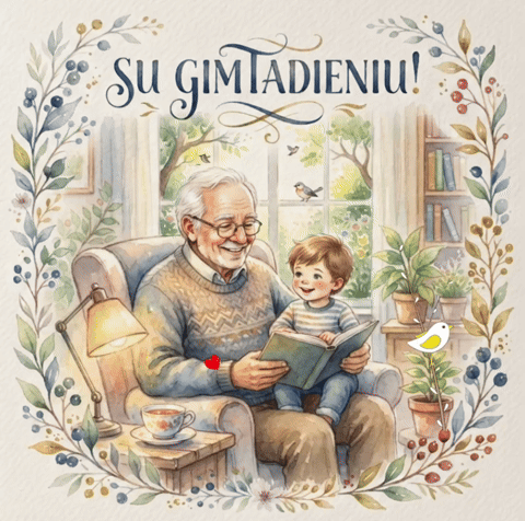 Su gimtadieniu, brangus seneli!