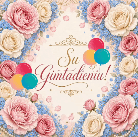 Su gimtadieniu merginai